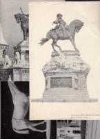 Magyarországi lovas szobrok 12 db fotó és kivágás