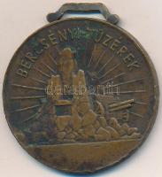 Berán Lajos (1882-1943) 1935. "Bercsényi Miklós Gróf / Bercsényi-tüzérek" Br emlékérem (45...