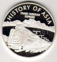 Mongólia 2003. 1000T Ag "Transzszibériai-Expressz" T:PP