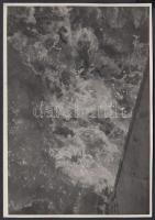 cca 1930-1935 Kinszki Imre (1901-1945): Tavaszi zuhatag, vintage fotó, pecséttel jelzett, 16x11 cm