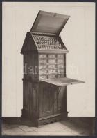 cca 1930-1940 Régi bútorok, szekreterek fényképei, 3 db, 20x16 és 23x16 cm