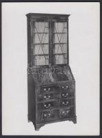 cca 1930-1940 Régi bútorok, szekreterek fényképei, 3 db, 20x16 és 23x16 cm