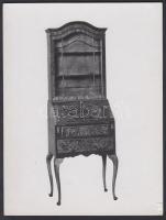 cca 1930-1940 Régi bútorok, szekreterek fényképei, 3 db, 20x16 és 23x16 cm