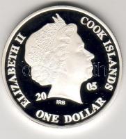 Cook 2005 "Nagy selyemút" 1$ Ag "" T:PP