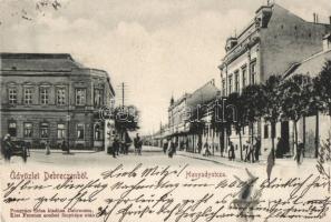 Debrecen, Hunyady utca, Pongrácz Géza kiadása (EK)