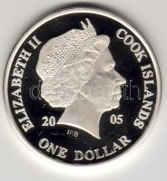 Cook 2005 "Hong-Kong visszatérés Kínához" 1$ Ag "" T:PP