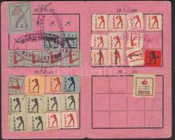 1945 Cinkota, Szociáldemokrata Párt tagsági könyv