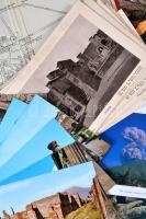 44 db MODERN, főként olasz városképes lapok és egy Pompei füzet térképpel / 44 modern, mainly Italien postcards, 1 Pompei booklet with map