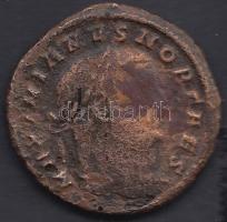 Roman Empire / Aquileia / Maximianus Herculeus 300. Follis Br "MAXIMIANVS NOB CAES / SACRA MONET AVGG-ET CAESS NOSTR - AQ&#1043;" (9.4g) T:2-/3 RIC VI Aquileia 30b