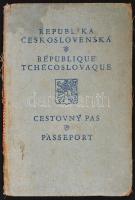 1927 Csehszlovák útlevél sok pecséttel /
1927 Czechoslovakian passport