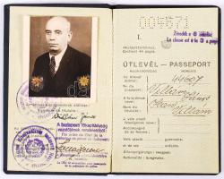 1948 Magyar Államrendőrség Budapesti Főkapitánysága által kiállított útlevél Jugoszláviába/ 1948 Hungarian passport to Yugoslavia