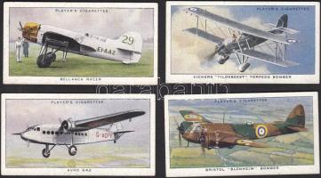 4 db Player repülős cigaretta kártya / 4 cigarette cards