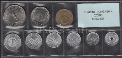 1971. 2f-10Ft 9db klf érmés forgalmi sor fóliatokban T:1
Adamo FO4