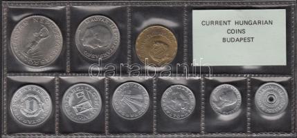 1982. 2f-10Ft 9db klf érmés forgalmi sor fóliatokban T:1