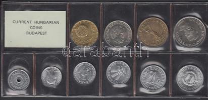1983. 2f-20Ft 10db klf érmés forgalmi sor fóliatokban T:1