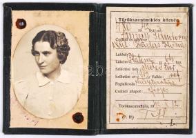 1929-1974 9 db okmány (Magyar-Szovjet Társaság tagsági igazolvány, Magyar Nők Demokratikus Szövetség...