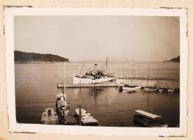 1939 Fotóalbum horvátországi nyaralásról, 40 db fotó, 6x9 cm