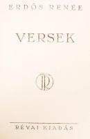 Erdős Renée: Versek. Bp., (1869), Révai. Kiadói egészvászon kötés, jó állapotban.