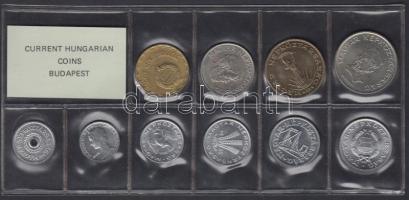 1985. 2f-20Ft 10db klf érmés forgalmi sor fóliatokban T:1