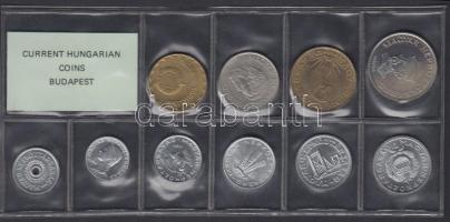 1984. 2f-20Ft 10db klf érmés forgalmi sor fóliatokban T:1