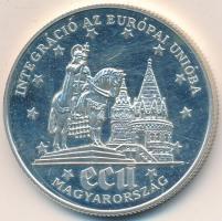 1994. 500Ft Ag "Integráció az EU-ba / Halászbástya" T:PP Dísztokban tanúsítvánnyal!