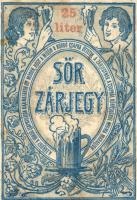 1898-1900. 5 klf. sör zárjegy