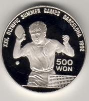Észak-Korea 1990 500W Ag "Barcelona-Olimpia" T:PP