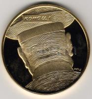 1991 "Szovjet csapatok kivonása-KONYEC" aranyozott fém T:PP