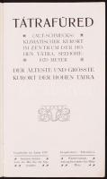 Cca 1900 Tátrafüred úti füzet, Hornyánszky Viktor Budapest, német nyelven