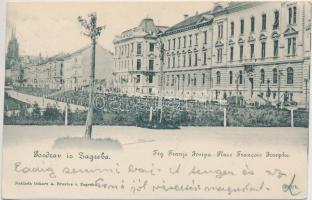 1899 Zagreb Franz Joseph square (EK)