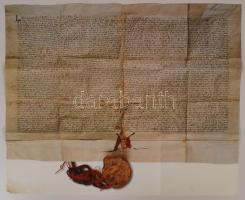 Az Aranybulla (1222) és megerősítése (1351), Magyar Történelmi Archívum, színes másolat és ismertető