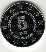 Ausztria 1996 5Ecu Ag "Ausztria-Millennium" T:PP