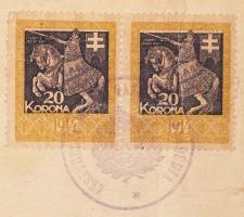 1922 Oklevél, A keszthelyi m. kir. gazdasági akadémia, pecsételve, 35×48 cm