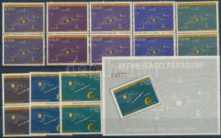 1962 Naprendszer 2 sor párokban Mi 1134-1141 + blokk 32