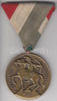 DN "Becsülettel a hazáért - M.O.V.E. (Magyar Országos Véderő Egylet)" fém díjérem szalagon (41mm) T:2