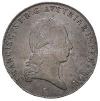 Ausztria 1815C Tallér Ag "I. Ferenc" Prága (27.98g) T:2- kis ph. Austria 1815C Thaler Ag "Franz I" Prague (27.98g) C:VF small edge error Davenport 6.