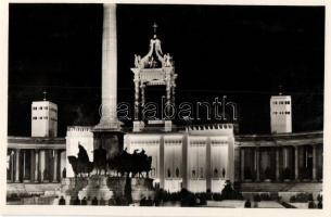 Budapest - 6 db régi városképes lap: 1938 Szent István év, XXXIV. Nemzetközi Eucharisztikus Kongress...