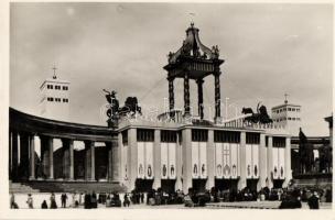 Budapest - 6 db régi városképes lap: 1938 Szent István év, XXXIV. Nemzetközi Eucharisztikus Kongress...