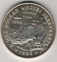 1986 "MÉE-Nógrád" Ag 36 g T:BU dísztokban