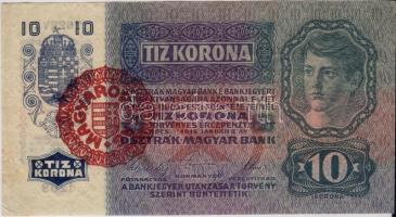 1915 10K piros "Magyarország" körbélyegzővel T:II