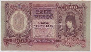 1943 1000 P(3x) "Szálasy" egymásutáni sorszámokkal T:II csak egyszer hajtva!