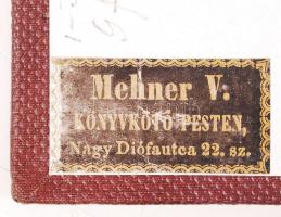Petőfi Sándor vegyes művei I.-III. kiadta Gyulai Pál, Pest. 1863. Pfeifer Ferdinánd. Aranyozott, vak...
