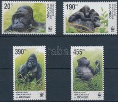 2002 WWF: Keleti síkvidéki gorilla sor Mi 1708-1711