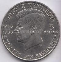 Niue 1988. 5$ "Kennedy" T:1
Niue 1988. 5 Dollars "Kennedy" C:1