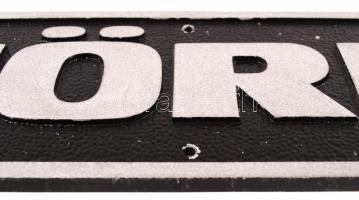 Schörling teherautó táblája, 67x11 cm