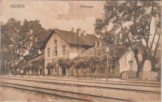 Vecsés, vasútállomás (fa)
