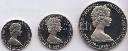 Brit Virgin-szigetek 1974. 5c + 10c + 50c T:PP
British Virgin Islands 1974. 5 Cents + 10 Cents + 50 ...