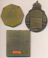 Matéka Sándor (1890-1971) 1925. "Magyar Királyi 7. honvéd vadász dandár versenydíja" Br dí...