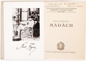 Magyar Irodalmi ritkaságok: Riedl Frigyes: Madách Bp., 1933. k. M. Egyetemi nyomda