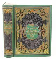 Méhner Vilmos (szerk.): Hatszáz magyar nemzeti dal Bp., 1881. Méhner. Aranyozott, festett, címeres egészvászon kötésben, aranyozott lapszélekkel. Nagyon szép állapotban